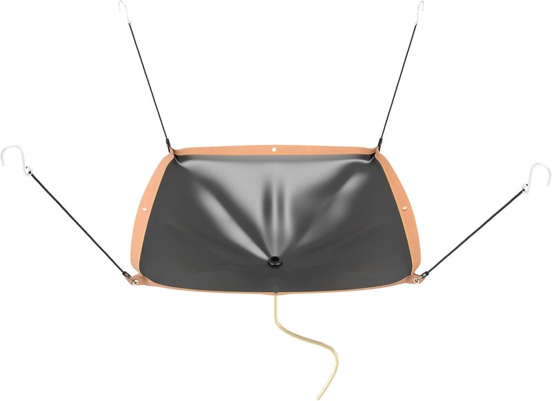 BERPET Ceiling Roof Leak Drip Diverter Tarp Heavy Duty Rain Diverter Kit for Roof with Drainage (3' * 3' Khaki) - Image 3